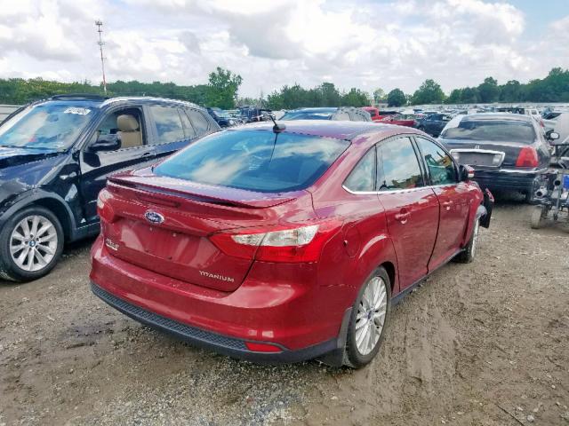 1FADP3J28EL126066 - 2014 FORD FOCUS TITA BURGUNDY photo 4