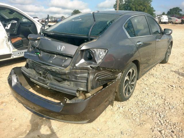 1HGCR2F83GA173500 - 2016 HONDA ACCORD EXL GRAY photo 4