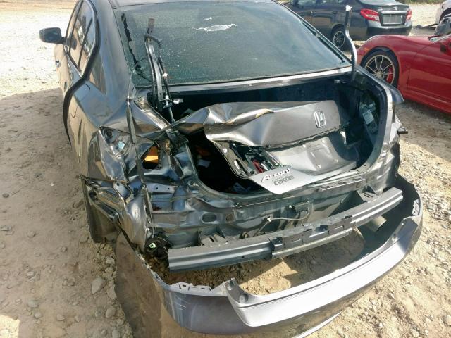 1HGCR2F83GA173500 - 2016 HONDA ACCORD EXL GRAY photo 9