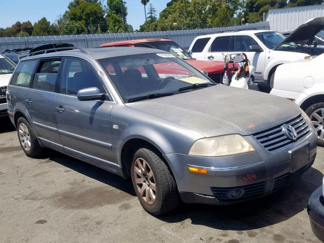 WVWVD63B02E021513 - 2002 VOLKSWAGEN PASSAT GLS GRAY photo 1