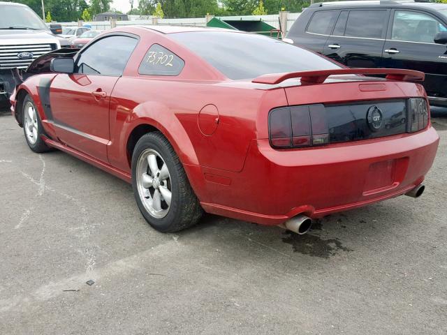 1ZVFT82H165124001 - 2006 FORD MUSTANG GT MAROON photo 3