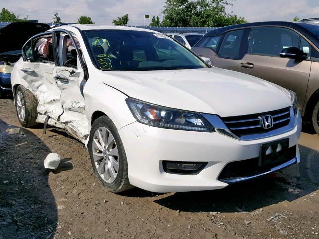 1HGCR2F84FA810943 - 2015 HONDA ACCORD EXL WHITE photo 1