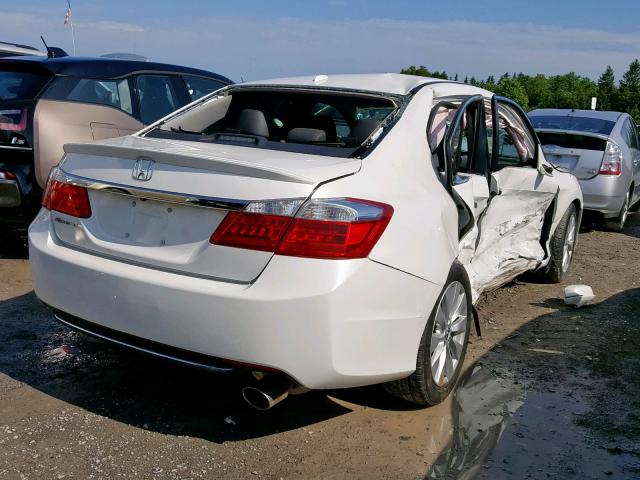 1HGCR2F84FA810943 - 2015 HONDA ACCORD EXL WHITE photo 4