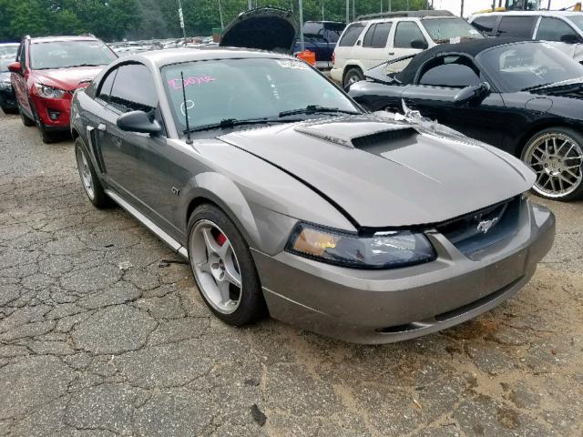 1FAFP42X12F234578 - 2002 FORD MUSTANG GT GRAY photo 1