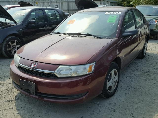 1G8AF52F23Z186359 - 2003 SATURN ION LEVEL MAROON photo 2