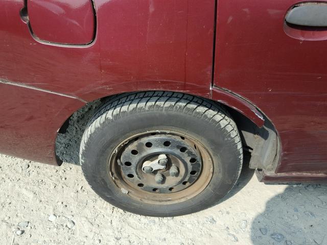 1G8AF52F23Z186359 - 2003 SATURN ION LEVEL MAROON photo 9