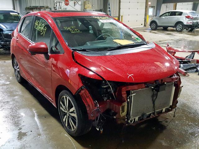 3HGGK5H84KM712934 - 2019 HONDA FIT EX RED photo 1