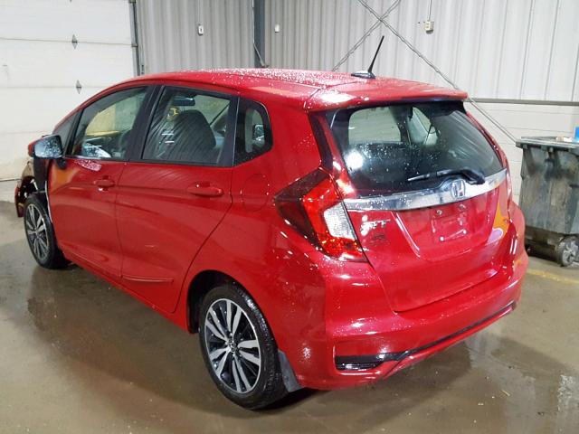 3HGGK5H84KM712934 - 2019 HONDA FIT EX RED photo 3