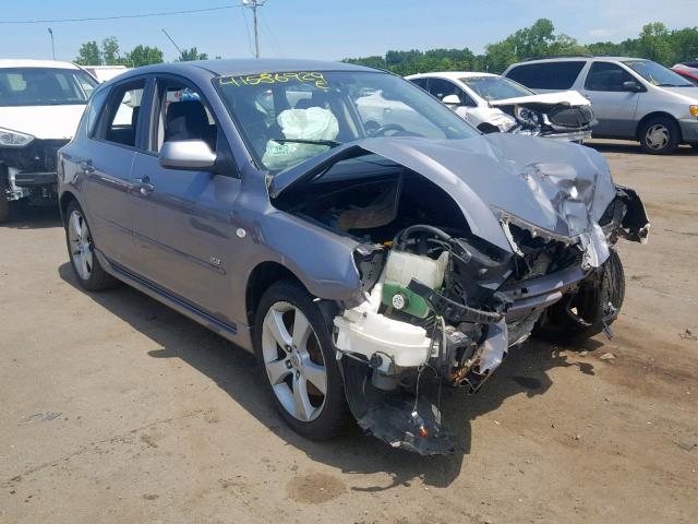 JM1BK144861431680 - 2006 MAZDA 3 HATCHBAC GRAY photo 1