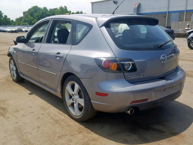 JM1BK144861431680 - 2006 MAZDA 3 HATCHBAC GRAY photo 3