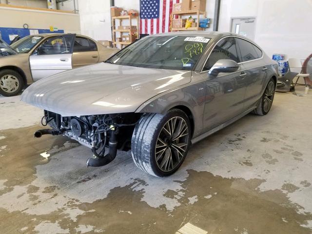 WAU2MAFC2GN004789 - 2016 AUDI A7 PRESTIG GRAY photo 2