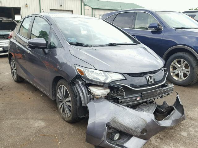 3HGGK5H89FM703443 - 2015 HONDA FIT EX GRAY photo 1