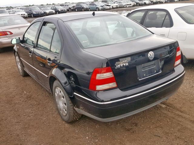 3VWRK69M04M028200 - 2004 VOLKSWAGEN JETTA GL BLACK photo 3