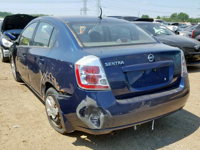 3N1AB61E49L650903 - 2009 NISSAN SENTRA 2.0 BLUE photo 3