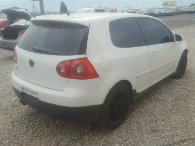 WVWEV71K17W057346 - 2007 VOLKSWAGEN NEW GTI WHITE photo 4