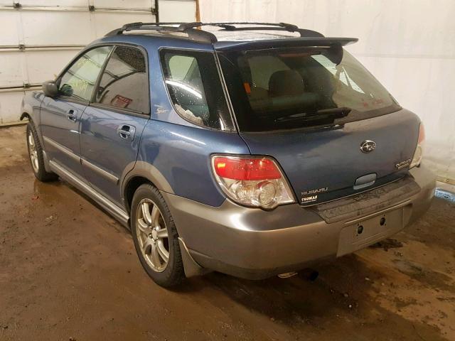 JF1GG63637H813802 - 2007 SUBARU IMPREZA OU BLUE photo 3