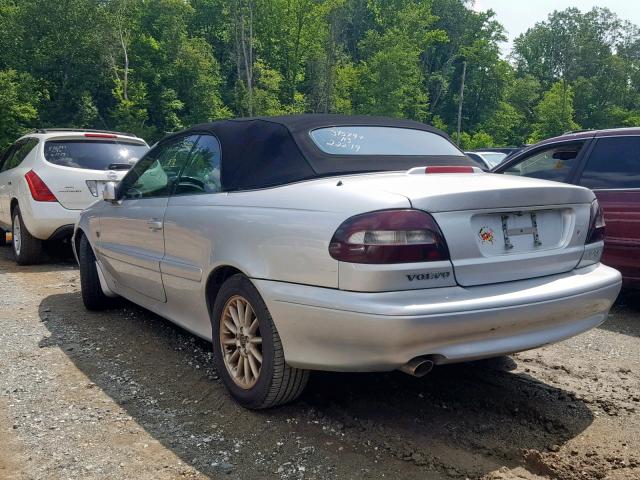 YV1NC53D4YJ009454 - 2000 VOLVO C70 TURBO SILVER photo 3