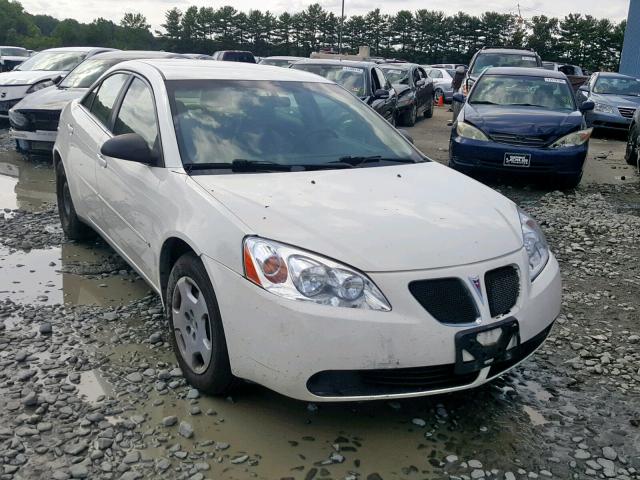 1G2ZF58B174233711 - 2007 PONTIAC G6 VALUE L WHITE photo 1