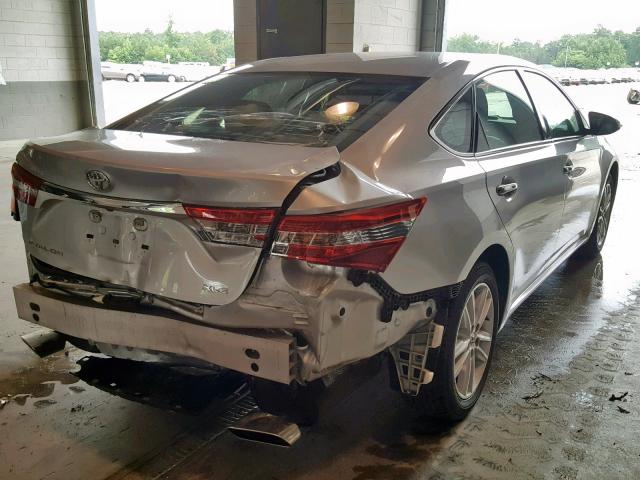 4T1BK1EB5EU120293 - 2014 TOYOTA AVALON BAS SILVER photo 4