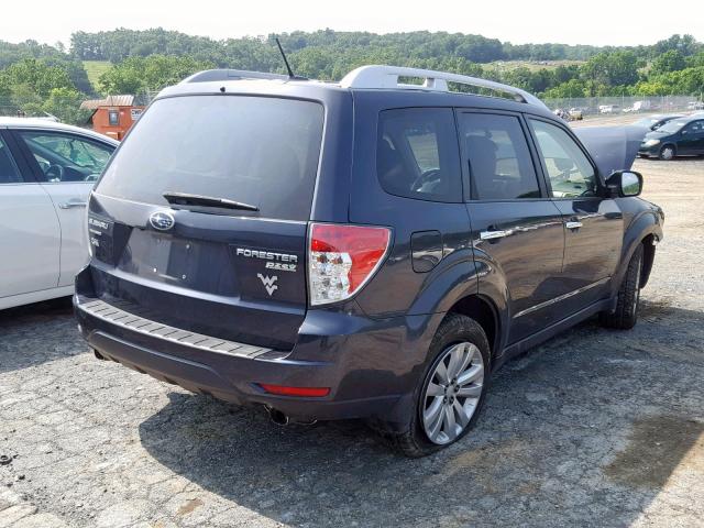 JF2SHAGC7CH439923 - 2012 SUBARU FORESTER T BLACK photo 4