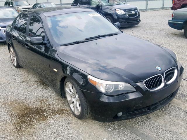 WBANB53537CP04347 - 2007 BMW 550 I BLACK photo 1