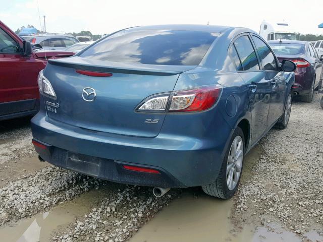 JM1BL1U58B1429475 - 2011 MAZDA 3 S TEAL photo 4