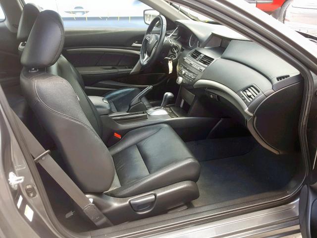 1HGCS2B85AA010476 - 2010 HONDA ACCORD EXL GRAY photo 5