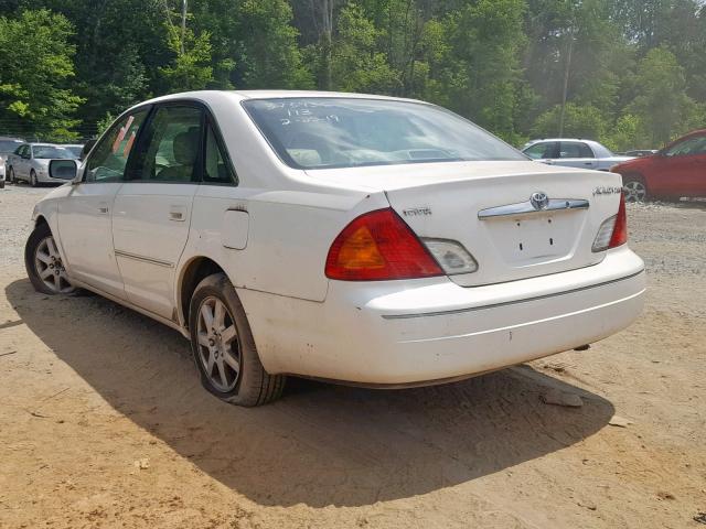 4T1BF28BX2U208564 - 2002 TOYOTA AVALON XL WHITE photo 3