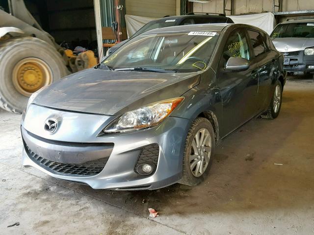 JM1BL1L76C1557492 - 2012 MAZDA 3 I BLUE photo 2