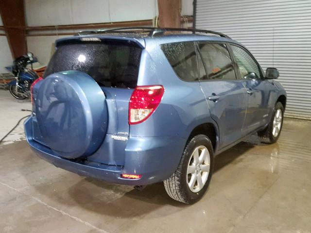 JTMBD31V275103619 - 2007 TOYOTA RAV4 LIMIT BLUE photo 4