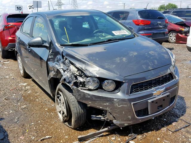 1G1JA5SH4G4128318 - 2016 CHEVROLET SONIC LS GRAY photo 1