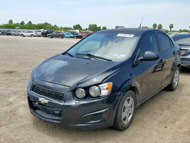1G1JA5SH3D4128340 - 2013 CHEVROLET SONIC LS 黑色 照片 2