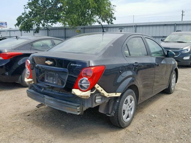 1G1JA5SH3D4128340 - 2013 CHEVROLET SONIC LS 黑色 照片 4