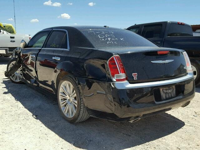 2C3CCAPT9CH256538 - 2012 CHRYSLER 300C LUXUR BLACK photo 3