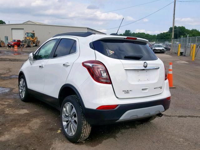 KL4CJESB2HB235614 - 2017 BUICK ENCORE PRE WHITE photo 3