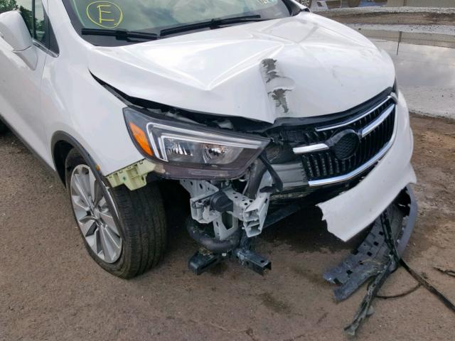 KL4CJESB2HB235614 - 2017 BUICK ENCORE PRE WHITE photo 9