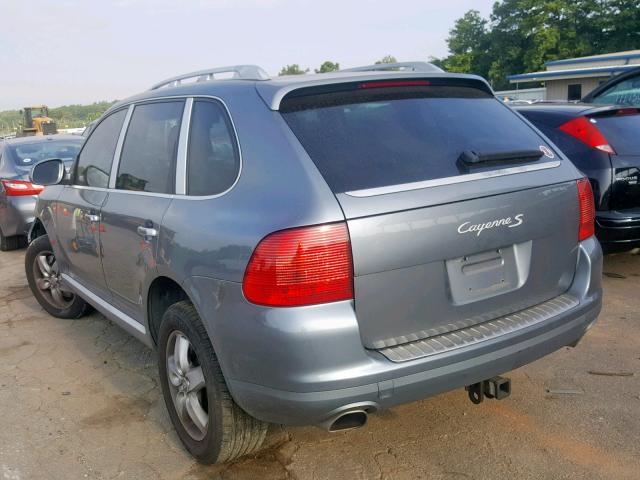 WP1AB29P85LA60932 - 2005 PORSCHE CAYENNE S GRAY photo 3