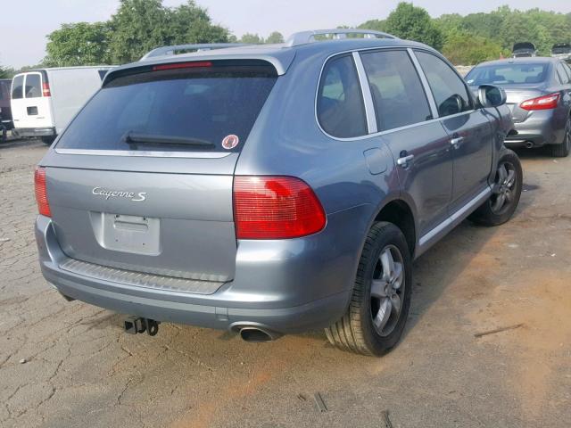 WP1AB29P85LA60932 - 2005 PORSCHE CAYENNE S GRAY photo 4