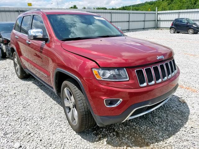 1C4RJFBG6EC112289 - 2014 JEEP GRAND CHER MAROON photo 1