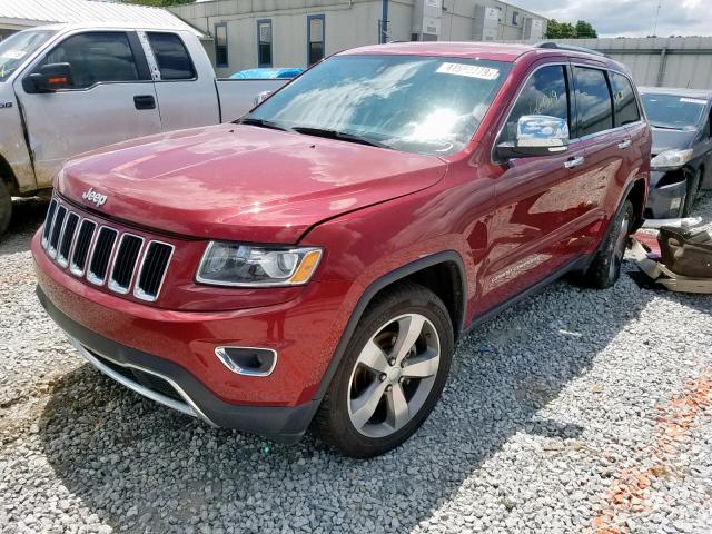 1C4RJFBG6EC112289 - 2014 JEEP GRAND CHER MAROON photo 2