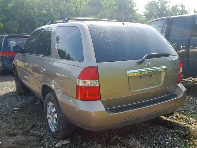 2HNYD18613H504430 - 2003 ACURA MDX TOURIN TAN photo 3