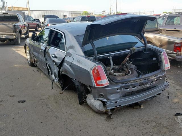 2C3CCACG1CH173145 - 2012 CHRYSLER 300 LIMITE GRAY photo 3