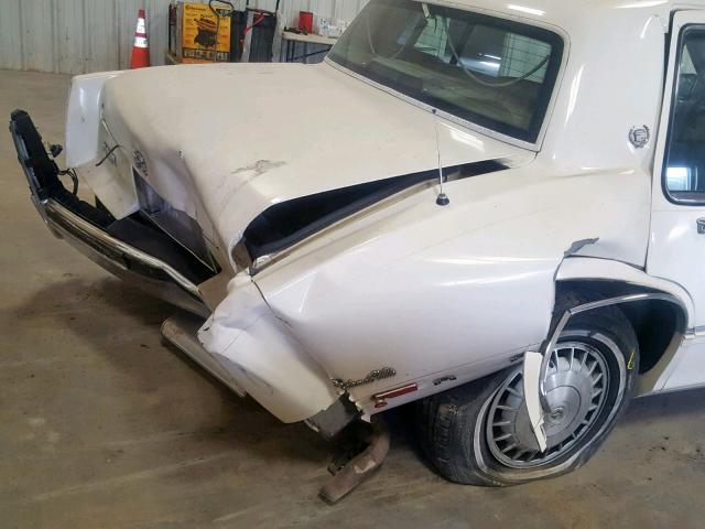 1G6CD533XL4266744 - 1990 CADILLAC DEVILLE WHITE photo 9