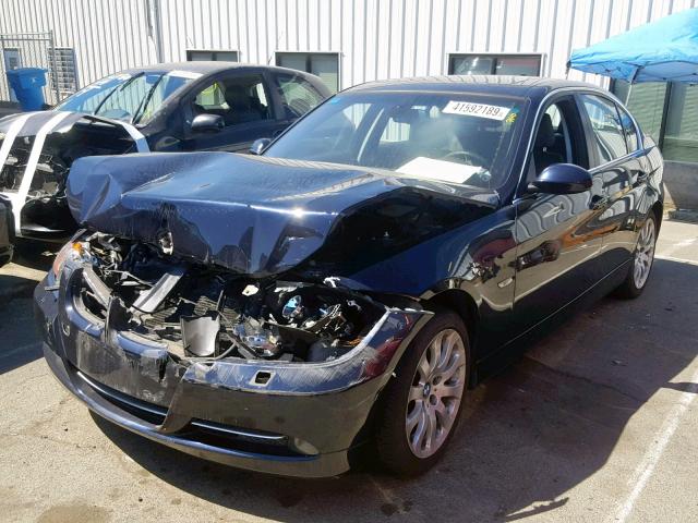 WBAVD53577A008676 - 2007 BMW 335 XI BLUE photo 2