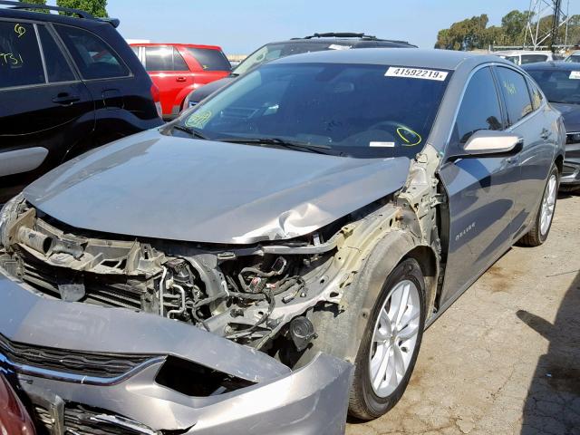 1G1ZJ5SU4HF160210 - 2017 CHEVROLET MALIBU HYB GRAY photo 2