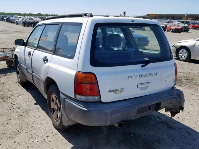 JF1SF635XYH721494 - 2000 SUBARU FORESTER L WHITE photo 3