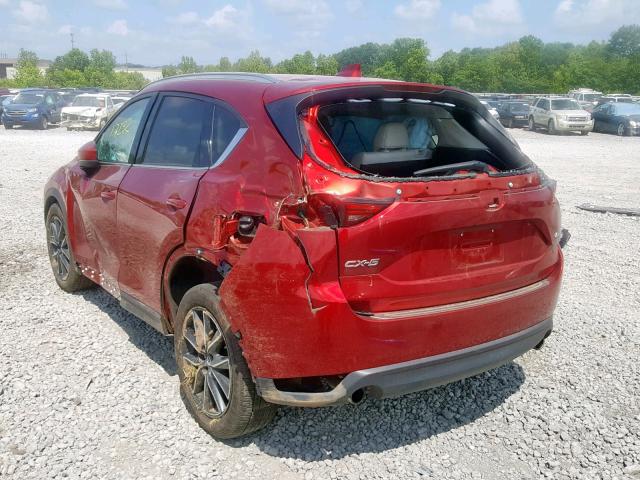 JM3KFADL1H0221157 - 2017 MAZDA CX-5 GRAND RED photo 3