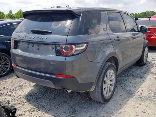 SALCP2BG2FH532870 - 2015 LAND ROVER DISCOVERY GRAY photo 4