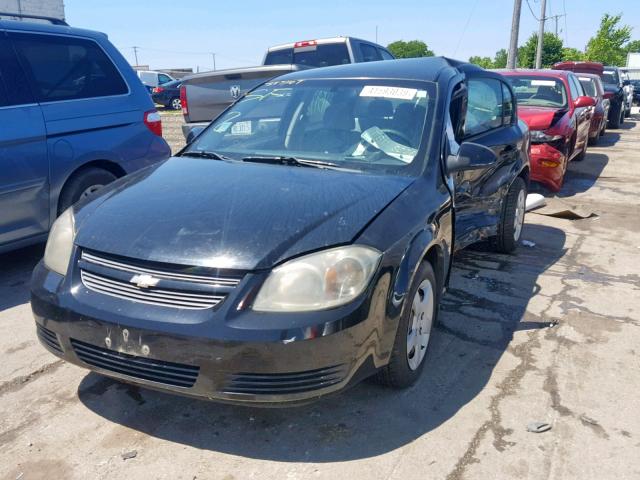 1G1AL58F387317543 - 2008 CHEVROLET COBALT LT BLACK photo 2