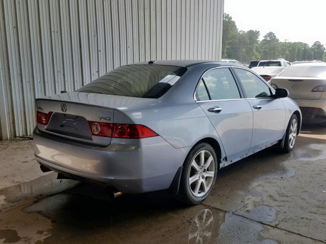 JH4CL96845C005695 - 2005 ACURA TSX BLUE photo 4